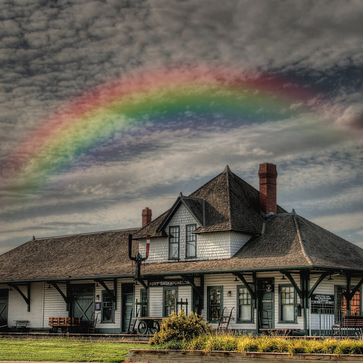 Rain & Rainbow Overlays – Photoshop & More