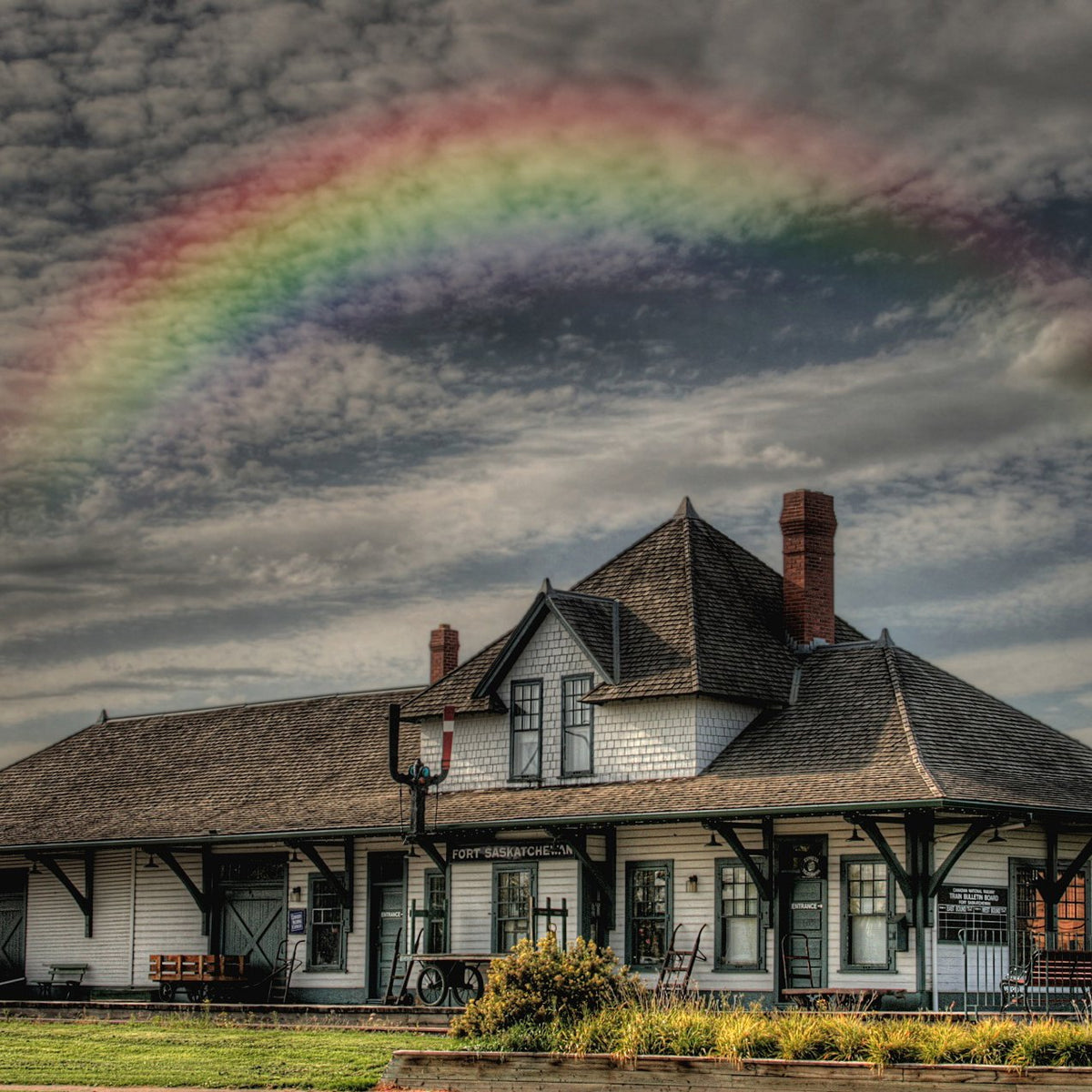 Rain & Rainbow Overlays – Photoshop & More