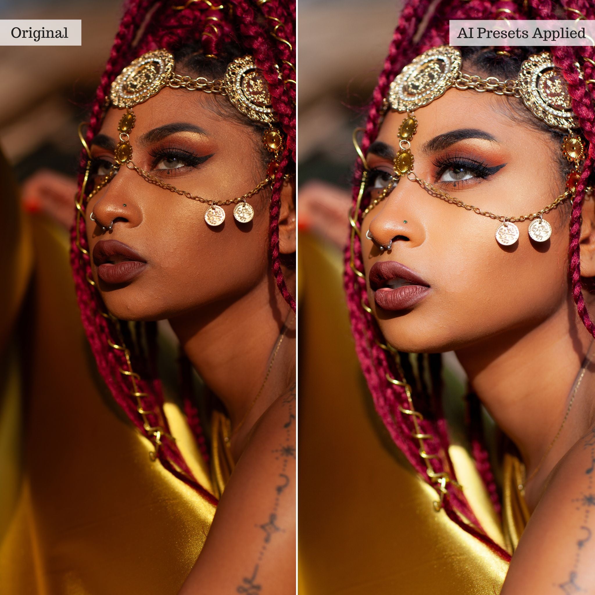 Beauty, Body, and Skin AI Adaptive Retouch Toolkit Lightroom Presets – Desktop & Mobile