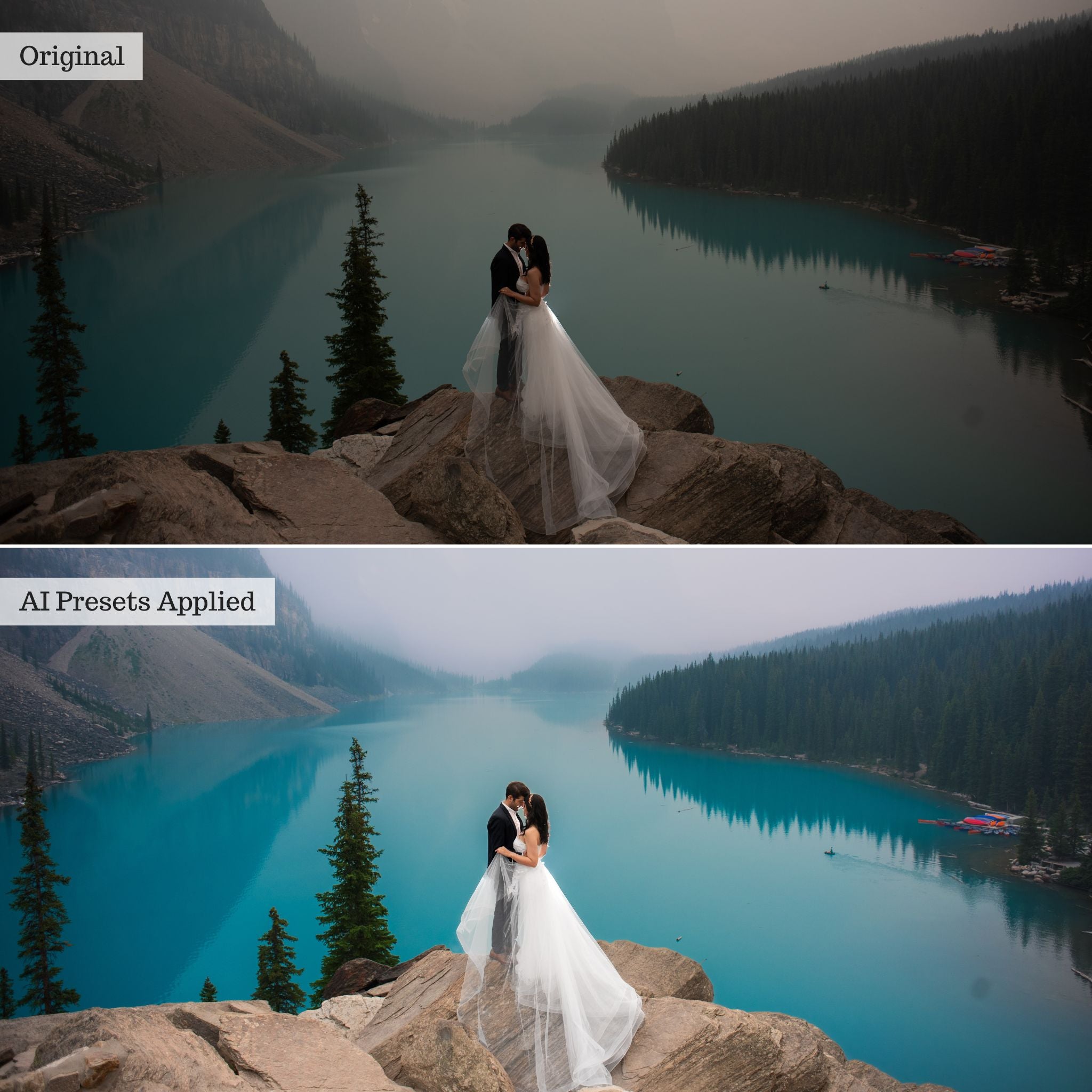 Luxe Wedding Pro AI Adaptive Retouch Toolkit Lightroom Presets – Desktop & Mobile