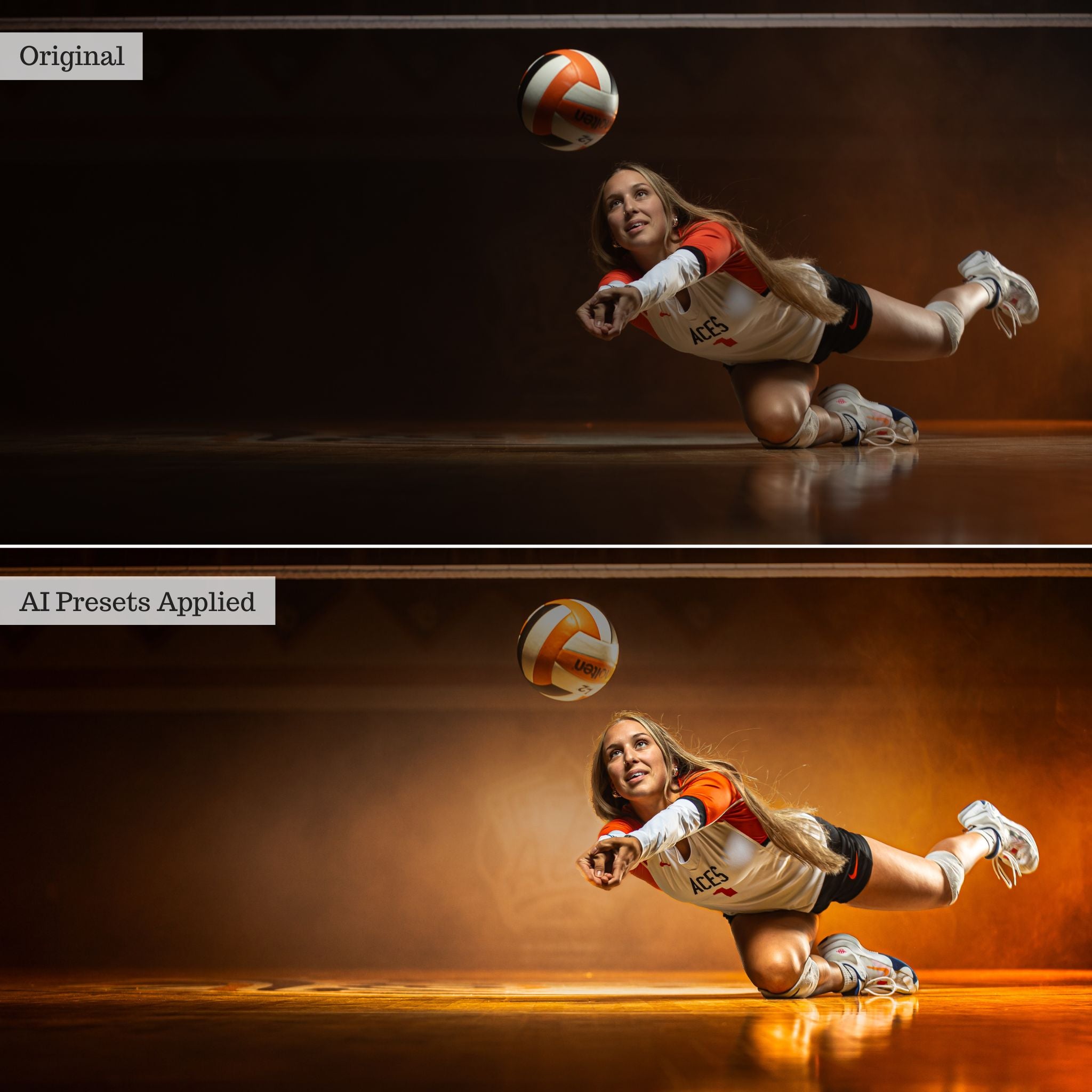 Multi-Sport AI Adaptive Retouch Toolkit Lightroom Presets – Desktop & Mobile