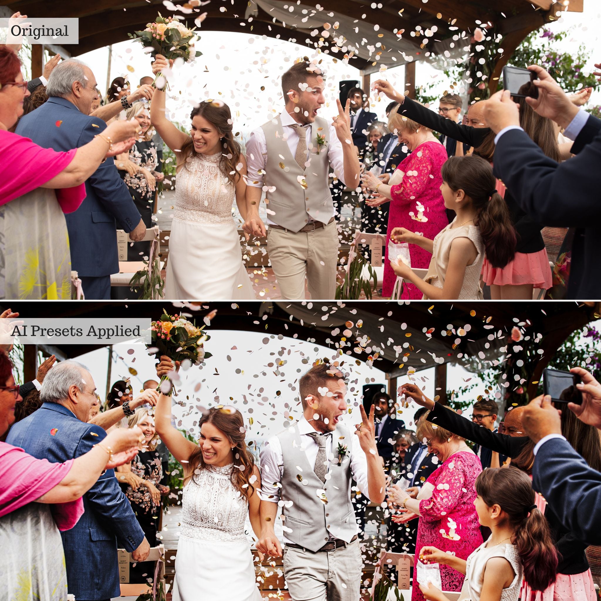 Luxe Wedding Pro AI Adaptive Retouch Toolkit Lightroom Presets – Desktop & Mobile