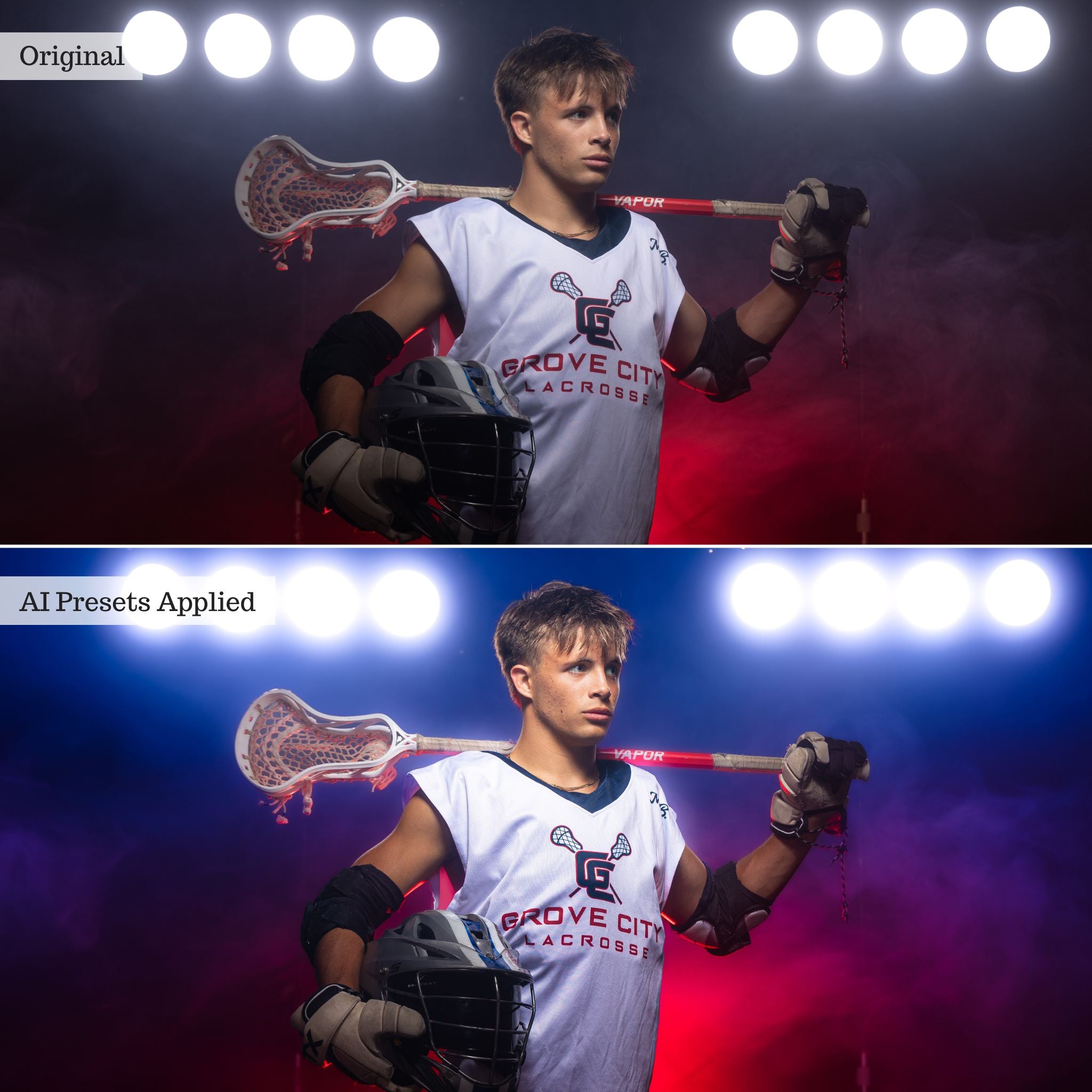 Multi-Sport AI Adaptive Retouch Toolkit Lightroom Presets – Desktop & Mobile