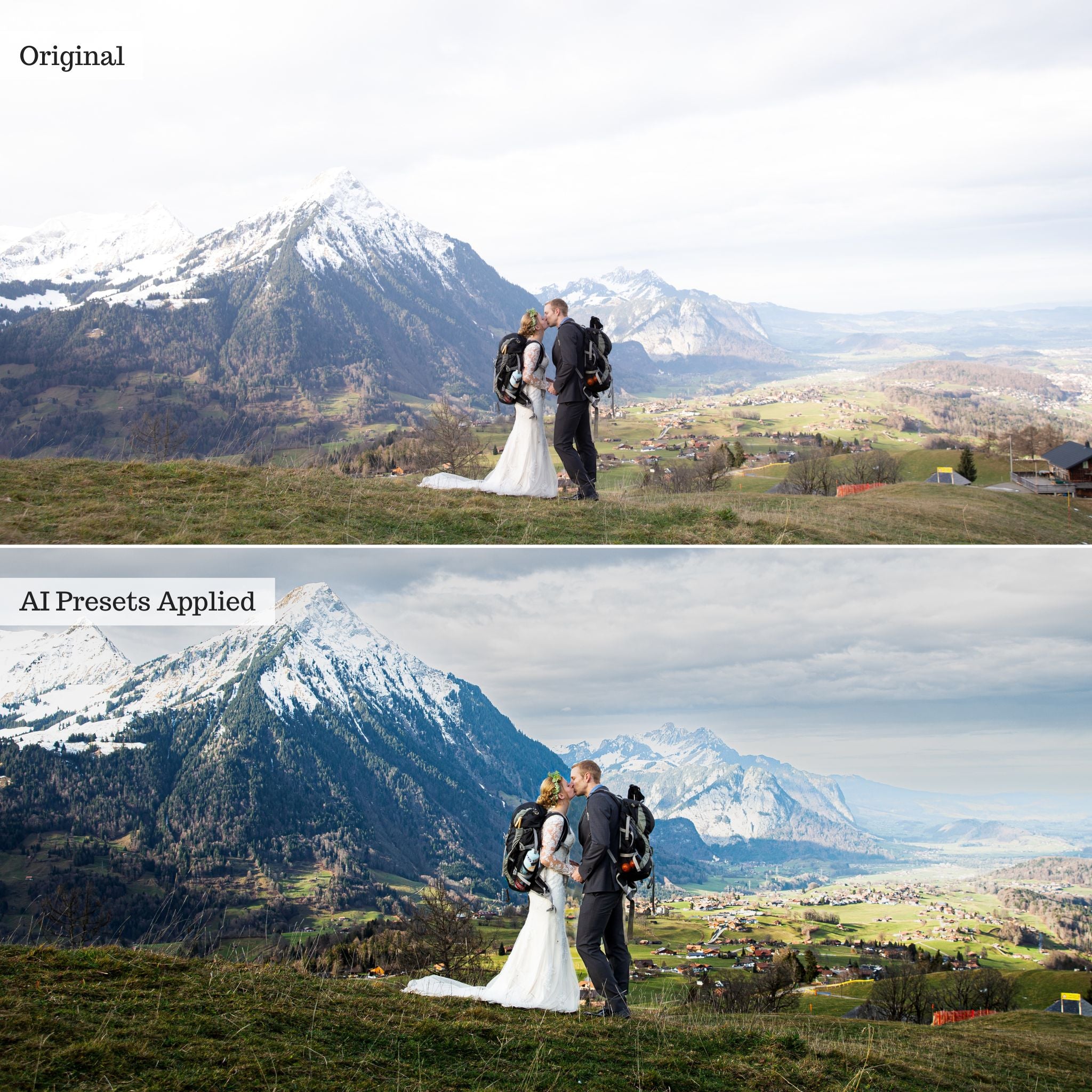 Luxe Wedding Pro AI Adaptive Retouch Toolkit Lightroom Presets – Desktop & Mobile