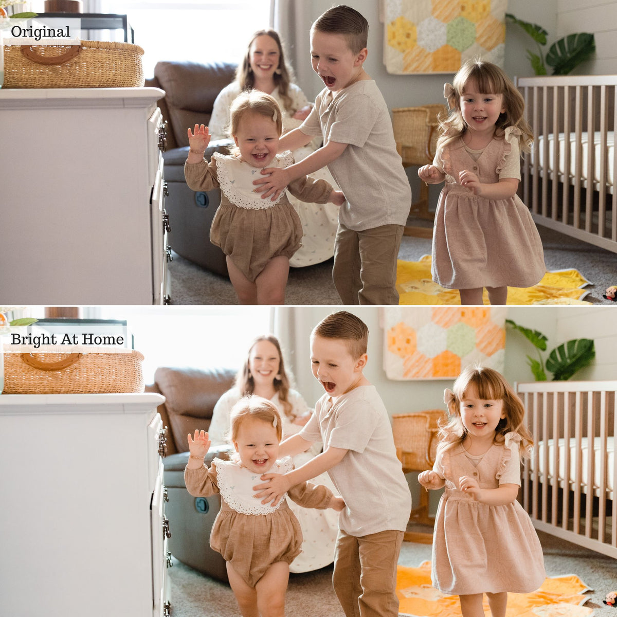 Luxe Indoor Family Lightroom Presets – Desktop & Mobile