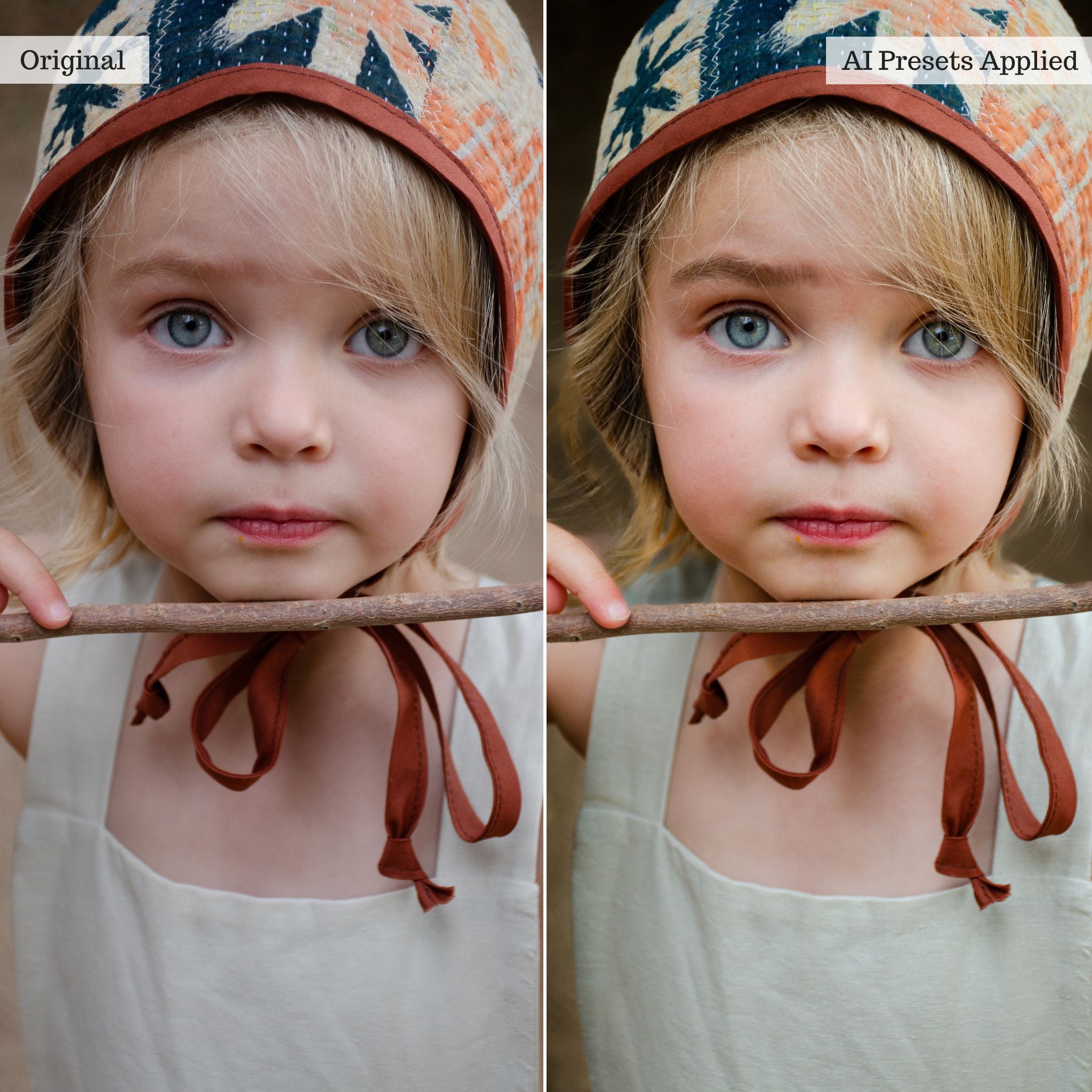 Luxe Portrait AI Adaptive Retouch Toolkit Lightroom Presets – Desktop & Mobile