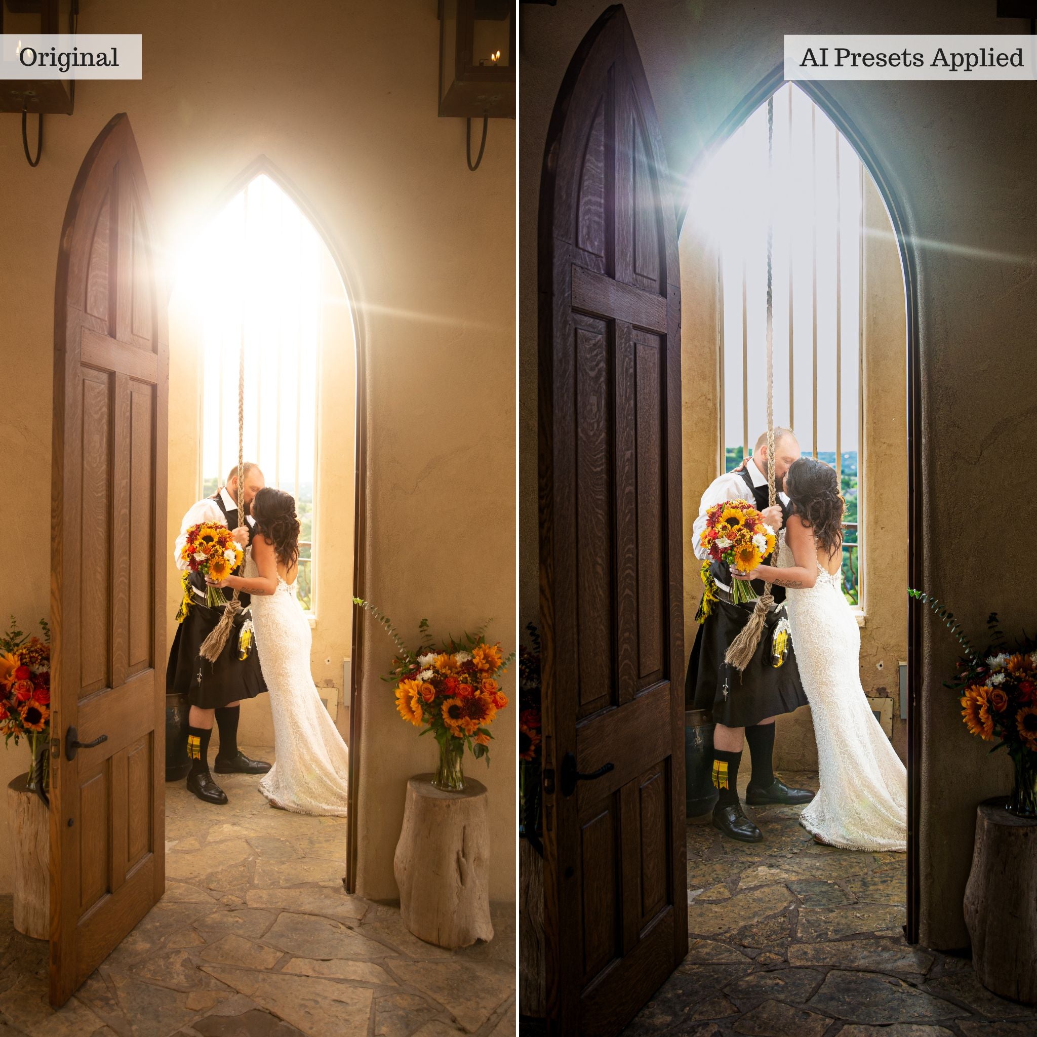 Luxe Wedding Pro AI Adaptive Retouch Toolkit Lightroom Presets – Desktop & Mobile