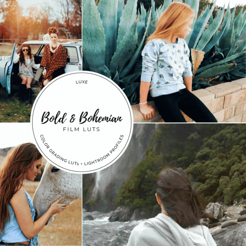Bold & Bohemian Film LUTs & Lightroom Profiles – Desktop & Mobile