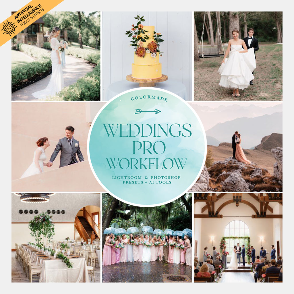 Weddings Pro Workflow Lightroom Presets & AI Tools