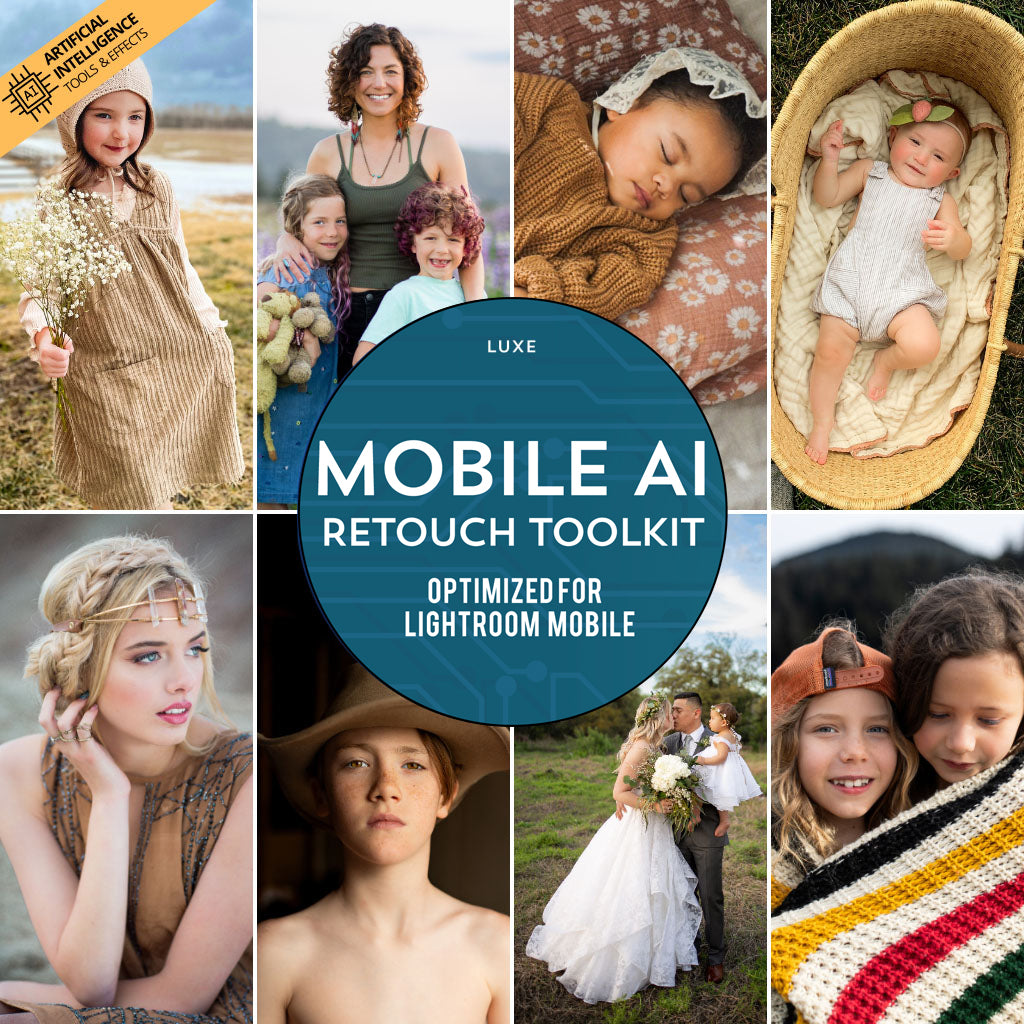 Luxe Mobile AI Retouch Toolkit Lightroom Presets – Desktop & Mobile