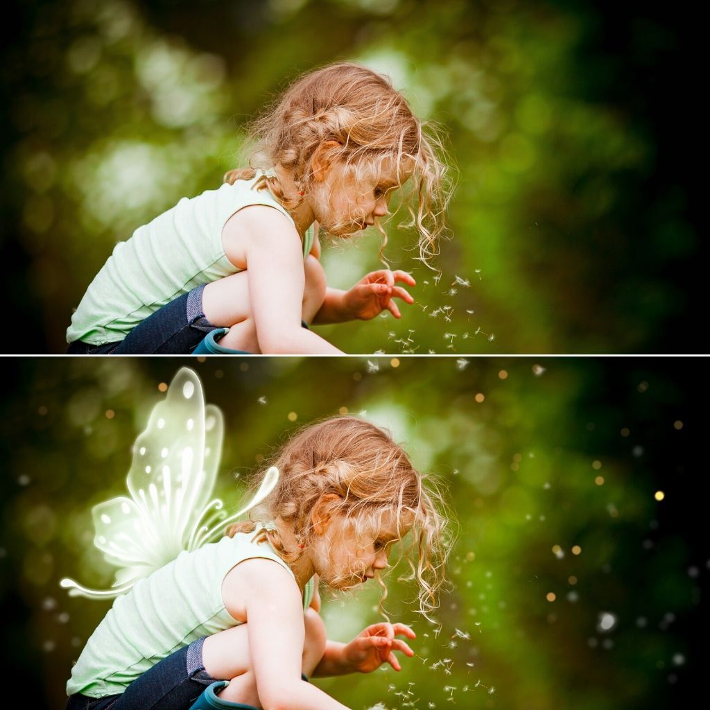 Fairy Wing, Firefly, &amp; Dragonfly Overlays – Photoshop &amp; More