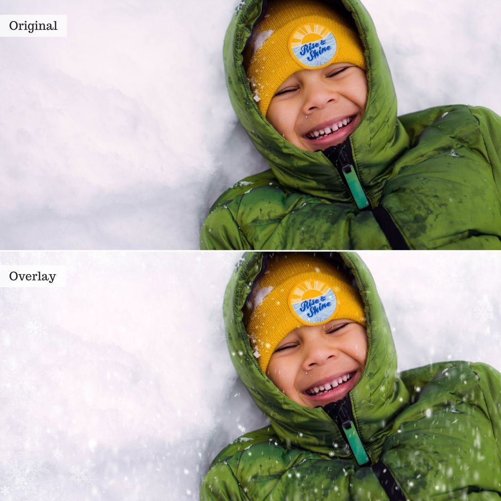 Snow Overlays – Photoshop &amp; More