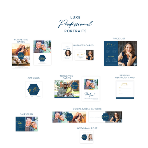 Professional Portraits Marketing Kit for Portrait Photographers