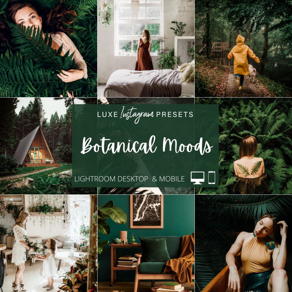 Botanical Moods Instagram Presets for Lightroom Mobile &amp; Desktop