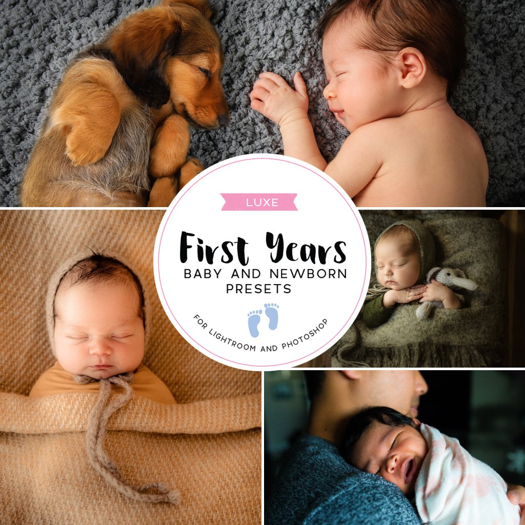 First Years Baby & Newborn Lightroom Presets – Desktop & Mobile