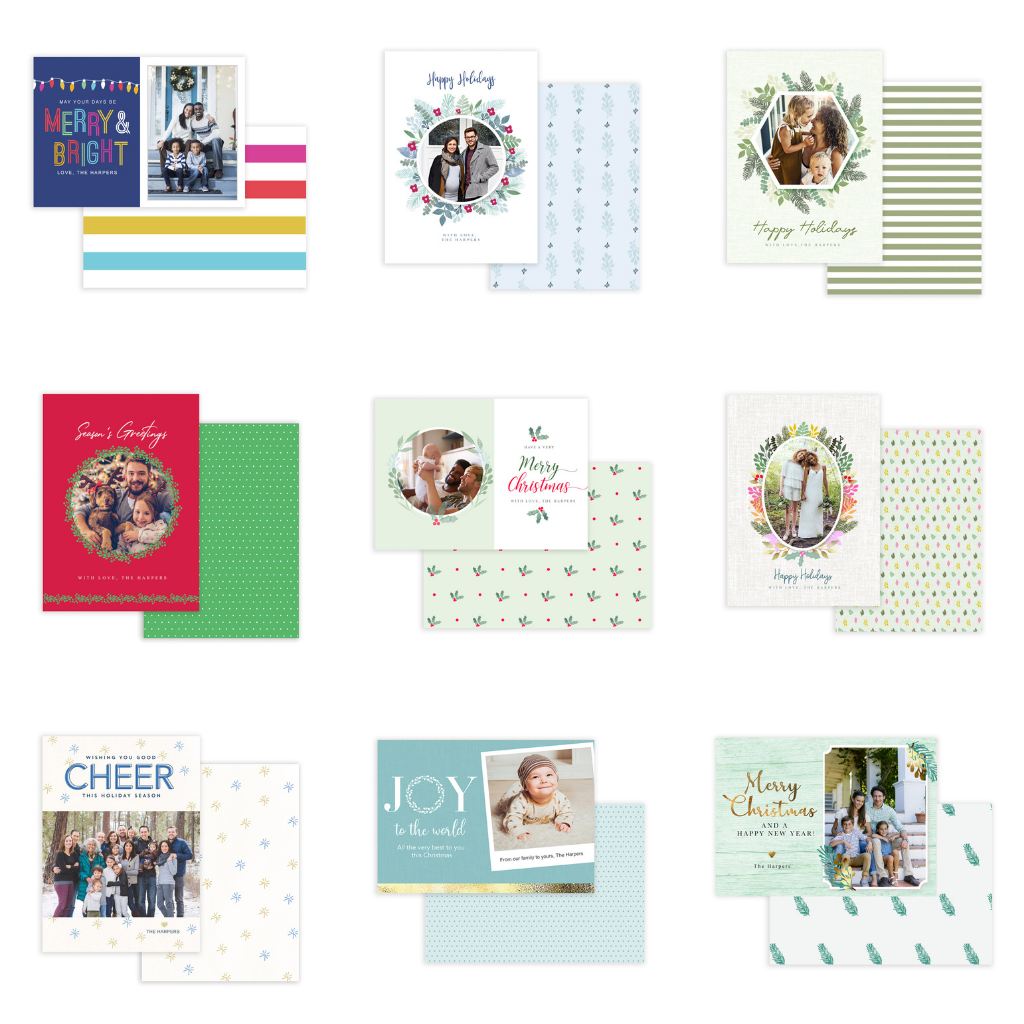 Holiday Card Template Bundle