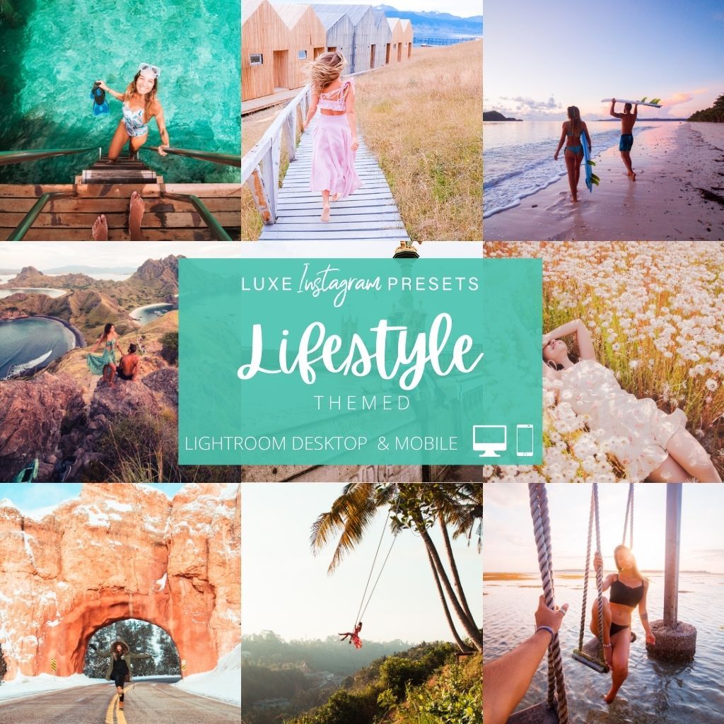 Lifestyle Themed Instagram Presets for Lightroom Mobile & Desktop