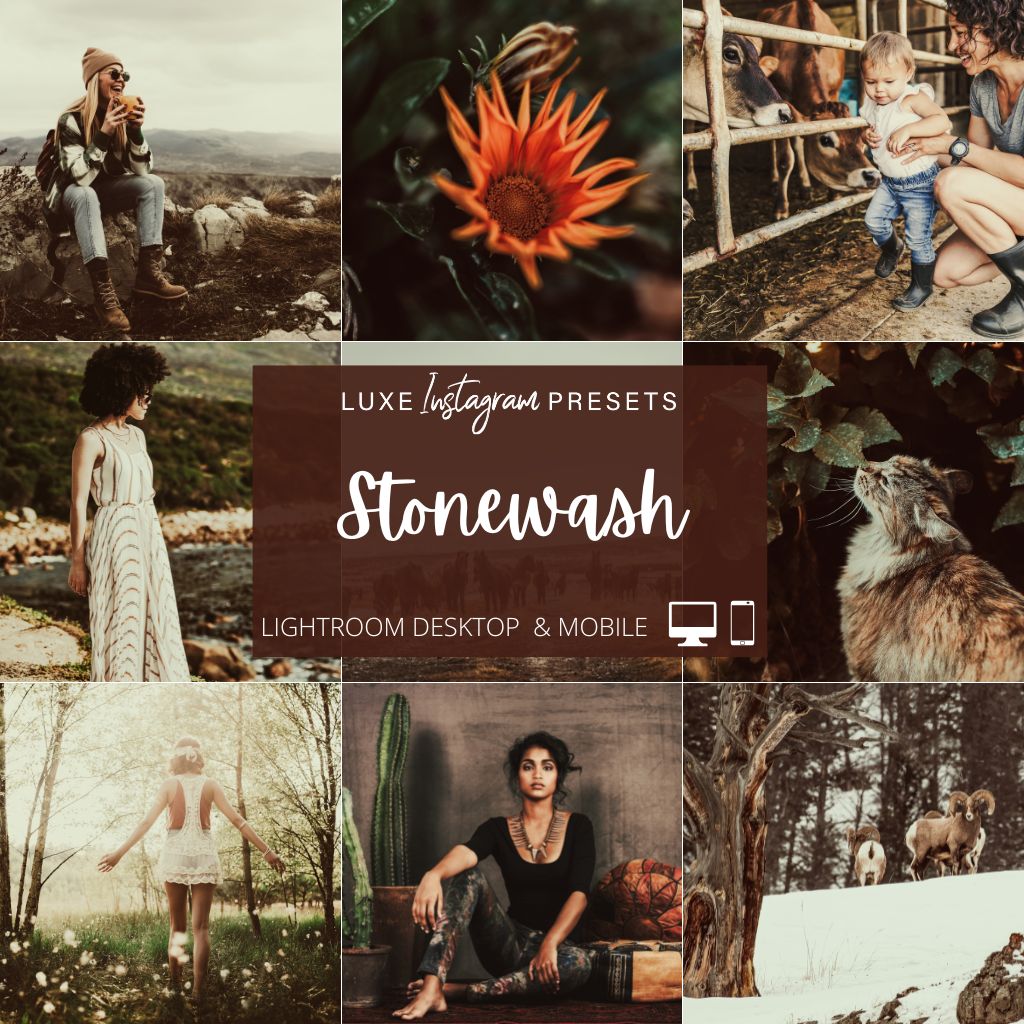 Stonewash Instagram Presets for Lightroom Mobile &amp; Desktop