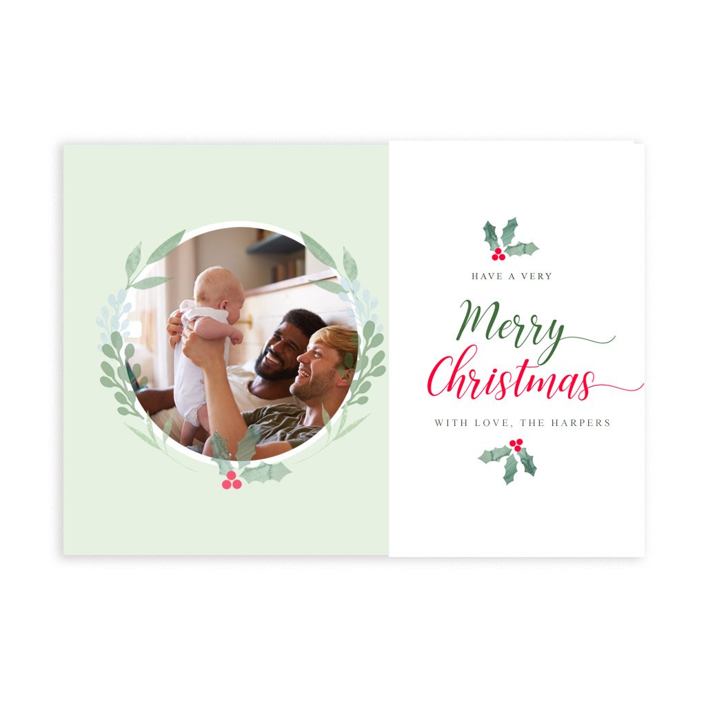 Holiday Card Template - Merry Christmas